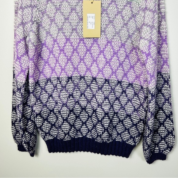 Soya Concepts Ombré SC-Vivith Crew Neck Pullover Sweater Women Size M - Picture 4 of 13